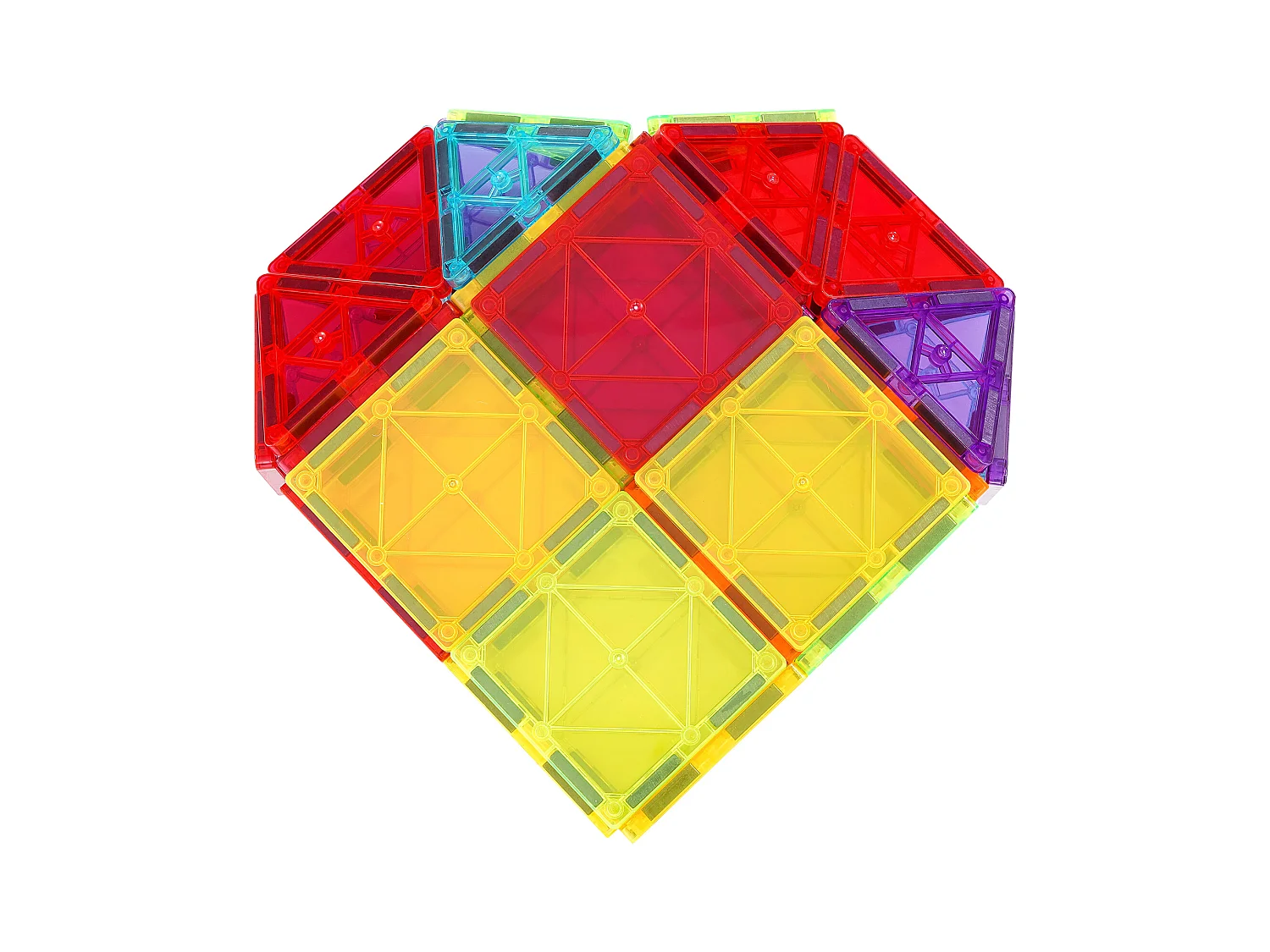 Bloc de Construction Magnétique, SucceBuy Tuiles Magnétiques Jouet de Construction Magnétique 181 Pièces Blocs Magnétiques pour Enfants Ensemble 3D