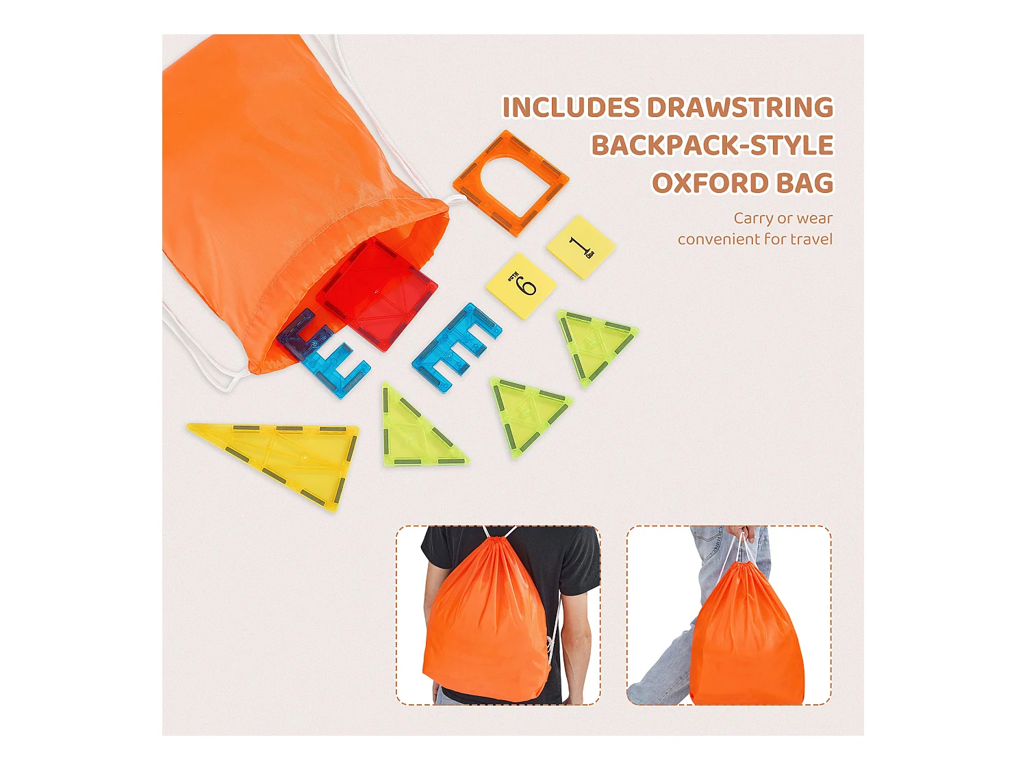 Bloques de Construcción Magnéticos SucceBuy, Juego de 55 Piezas, Bloques de Construcción Magnéticos para Niños, Juguete 3D