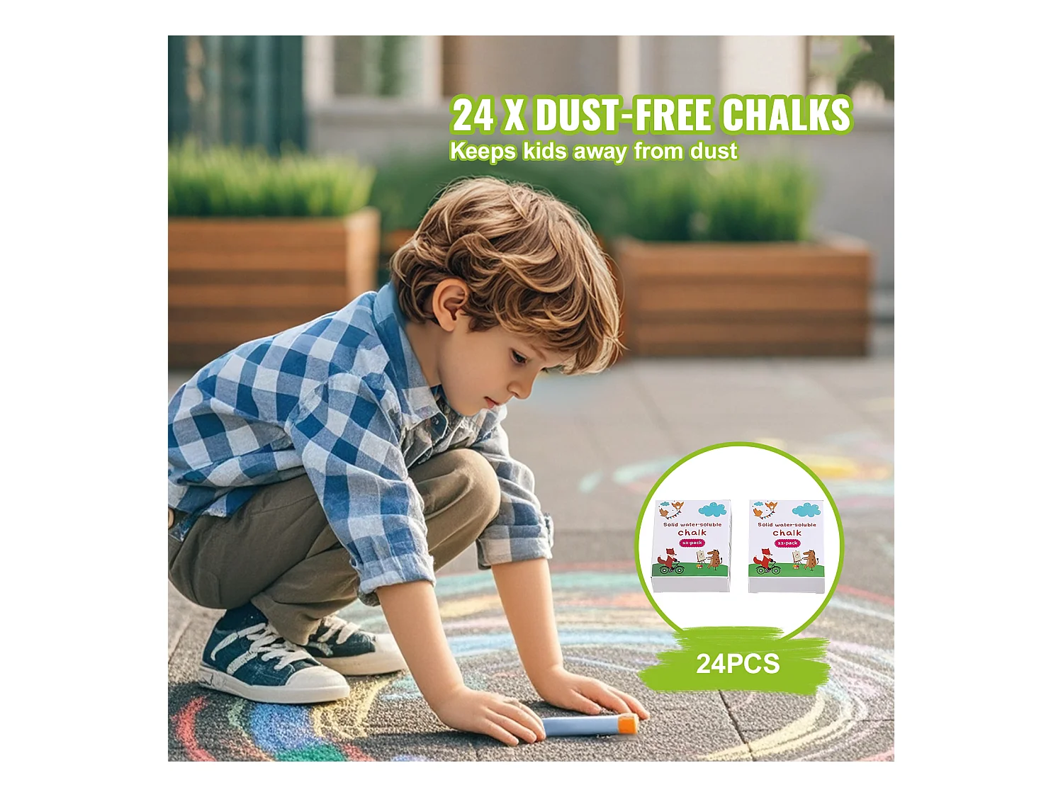 Chevalet d'Art pour Enfants SucceBuy, 32 Pièces de Craie, Marqueurs, Rouleaux de Papier pour Chevalet de Table