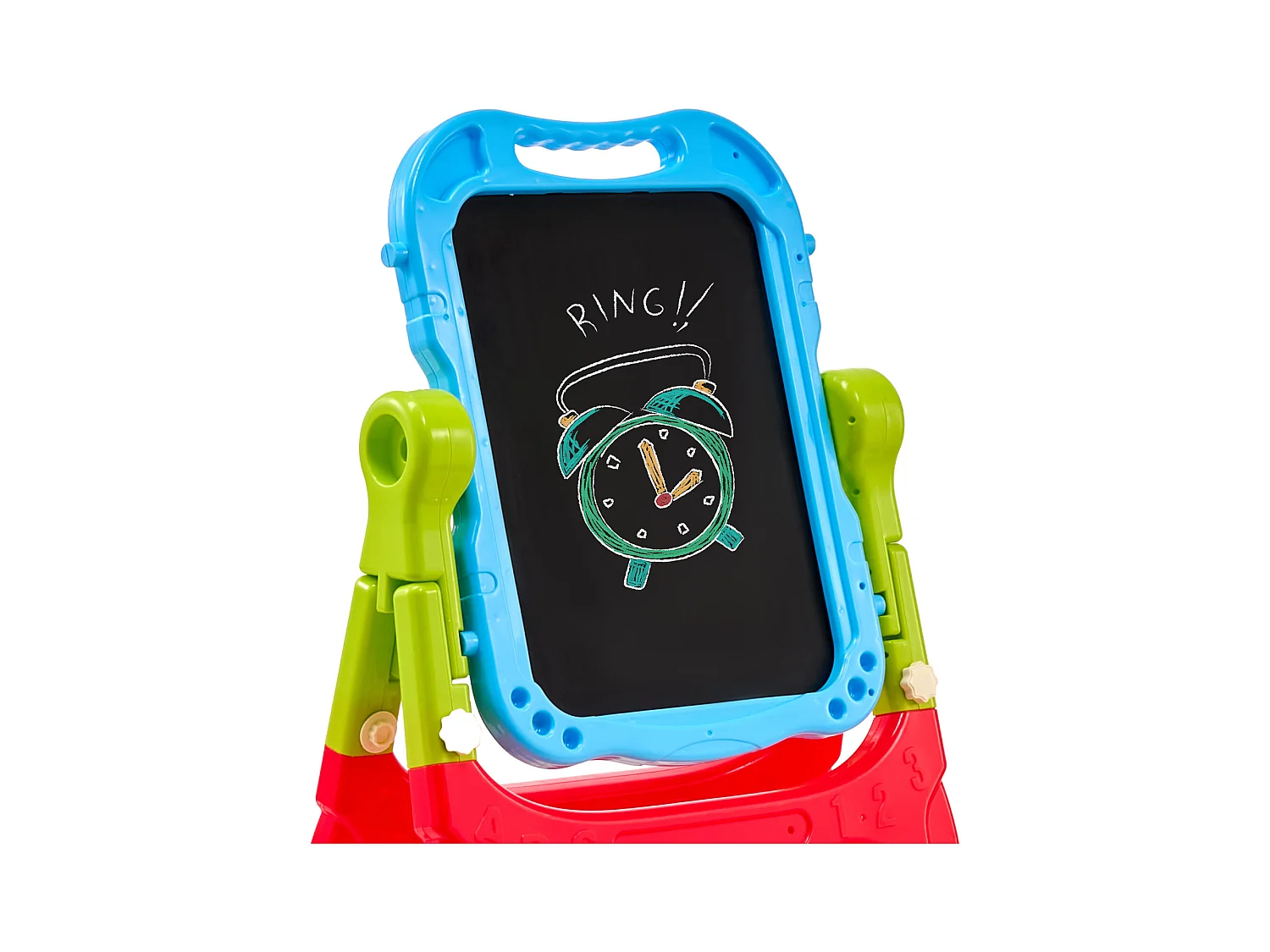 Chevalet d'Art pour Enfants 2 en 1 SucceBuy, Tableau Blanc Magnétique Double Face, Rotatif