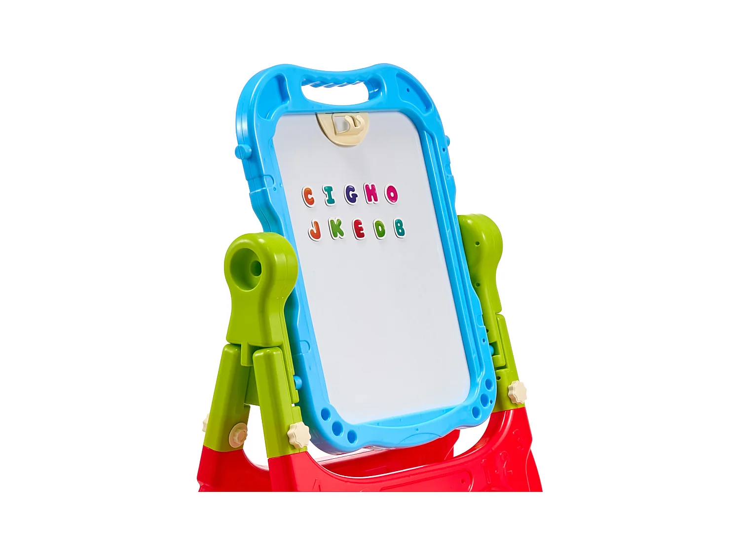 Chevalet d'Art pour Enfants 2 en 1 SucceBuy, Tableau Blanc Magnétique Double Face, Rotatif