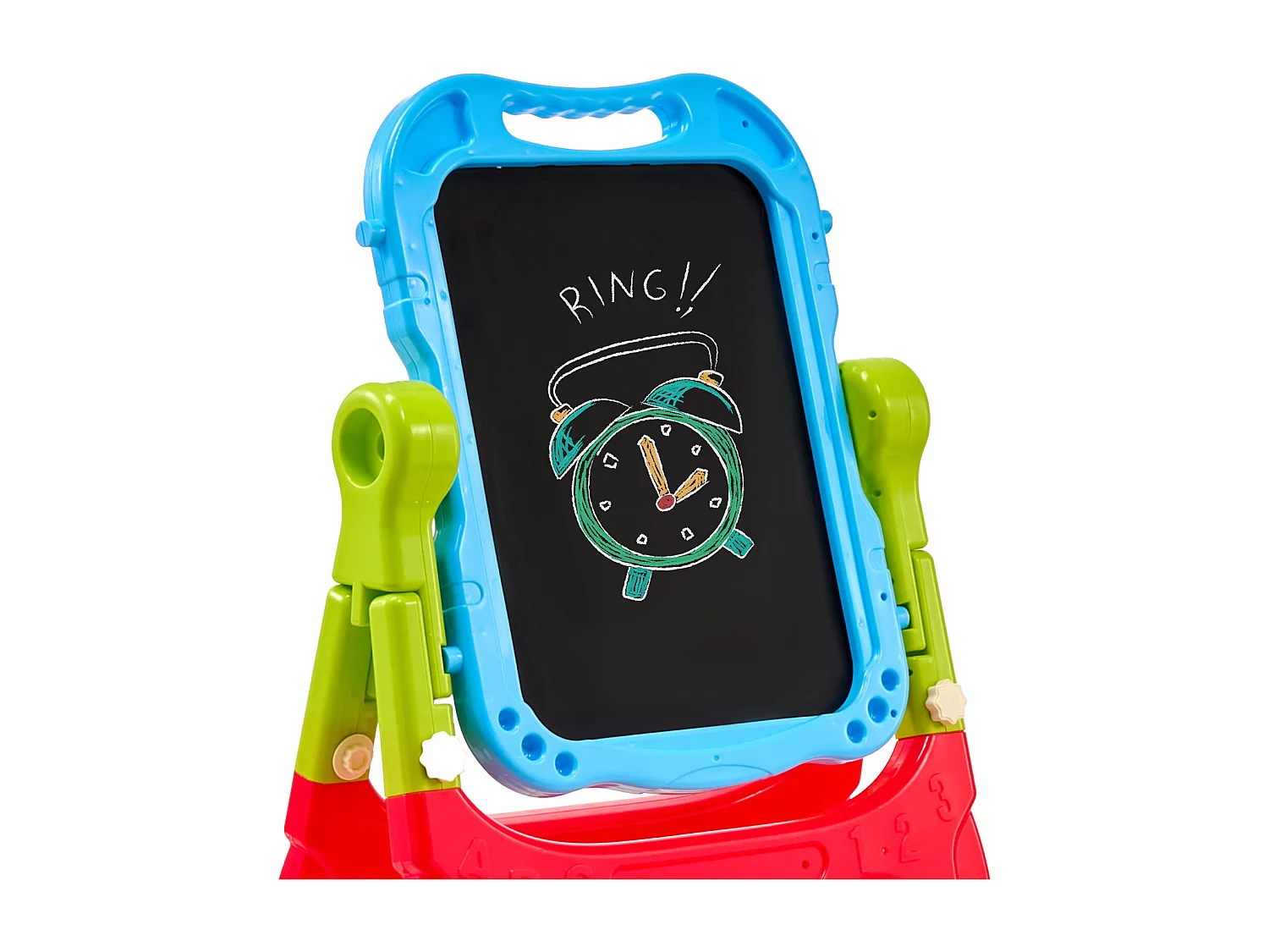 Chevalet d'Art pour Enfants 2 en 1 SucceBuy, Tableau Blanc Magnétique Double Face, Rotatif