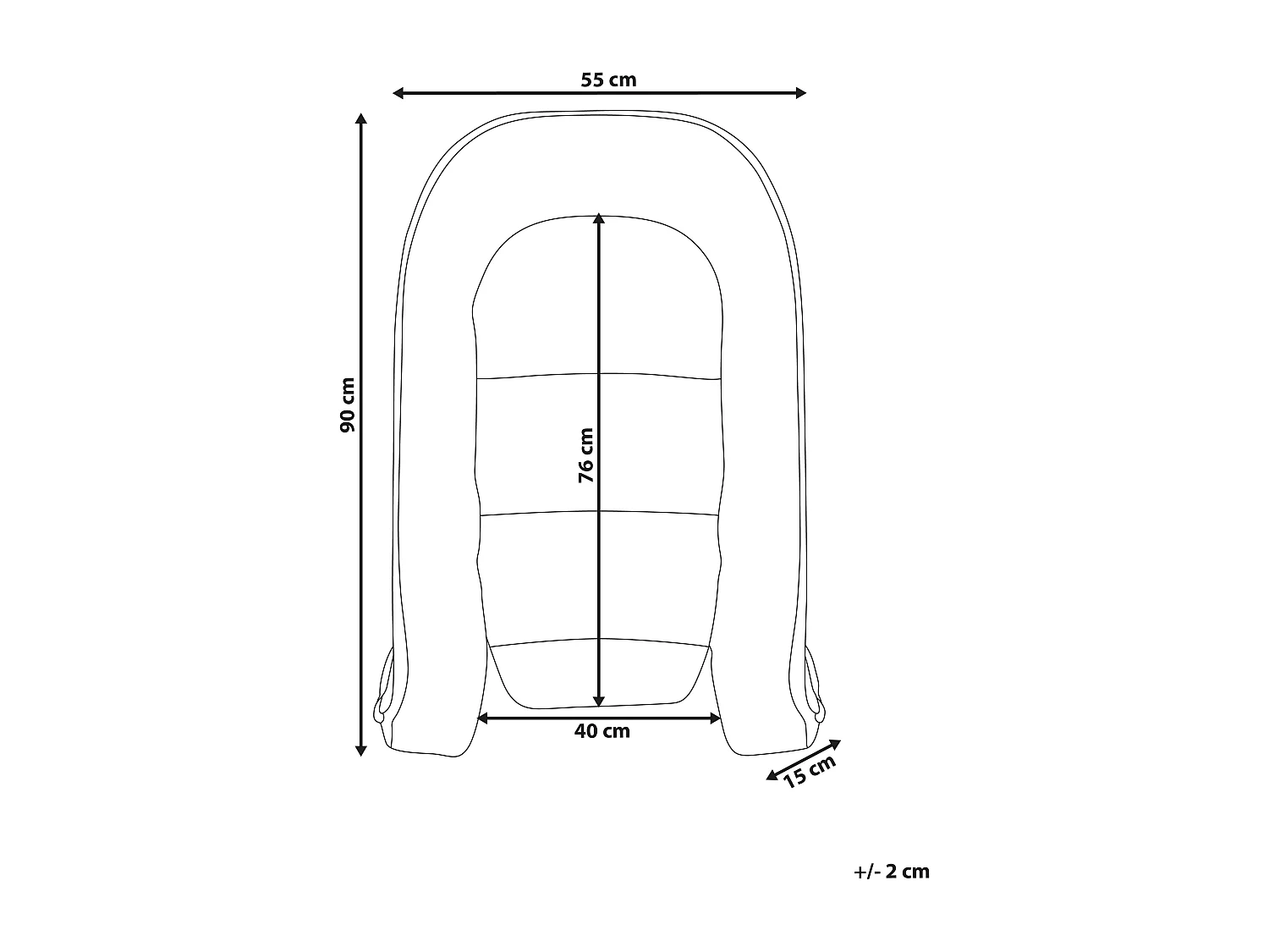 Nid cocon pour bébé EREB Coton Rose