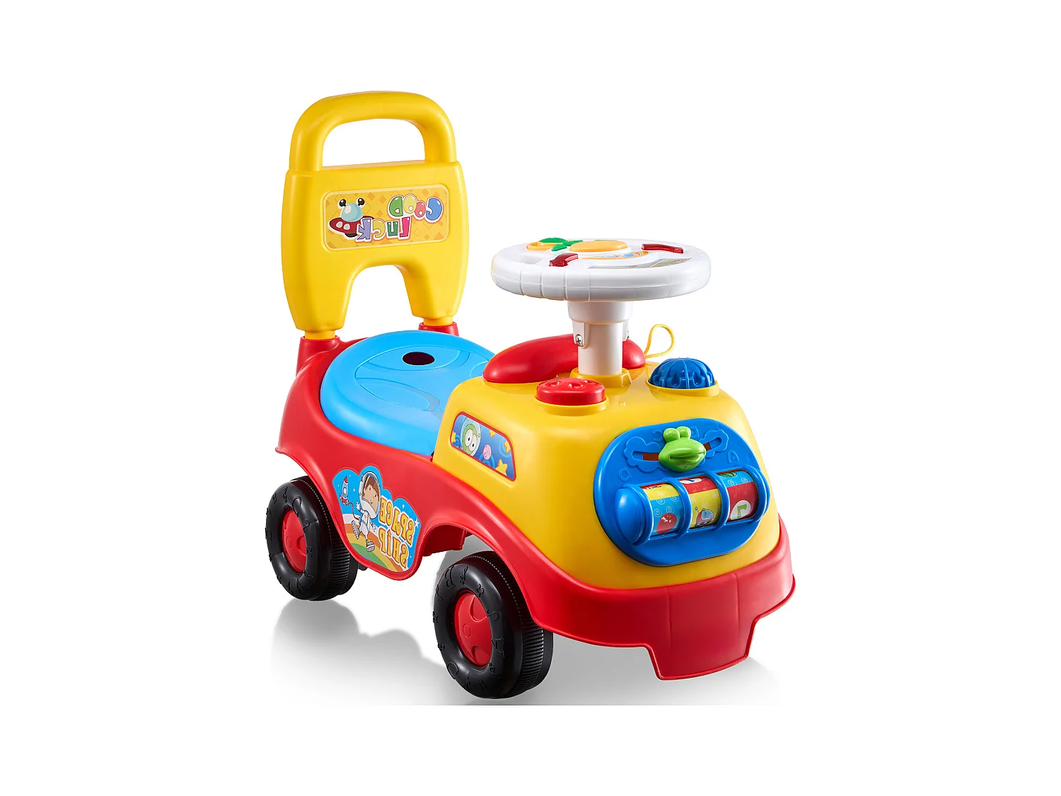 Voiture de Promenade, SucceBuy Voiture à Enfourcher pour Tout-Petits de 1 à 3 Ans, Poussette à Pousser