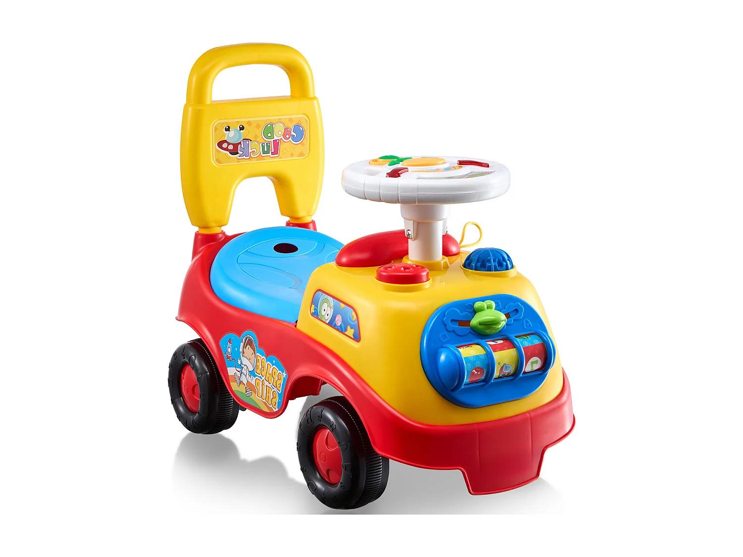 Voiture de Promenade, SucceBuy Voiture à Enfourcher pour Tout-Petits de 1 à 3 Ans, Poussette à Pousser