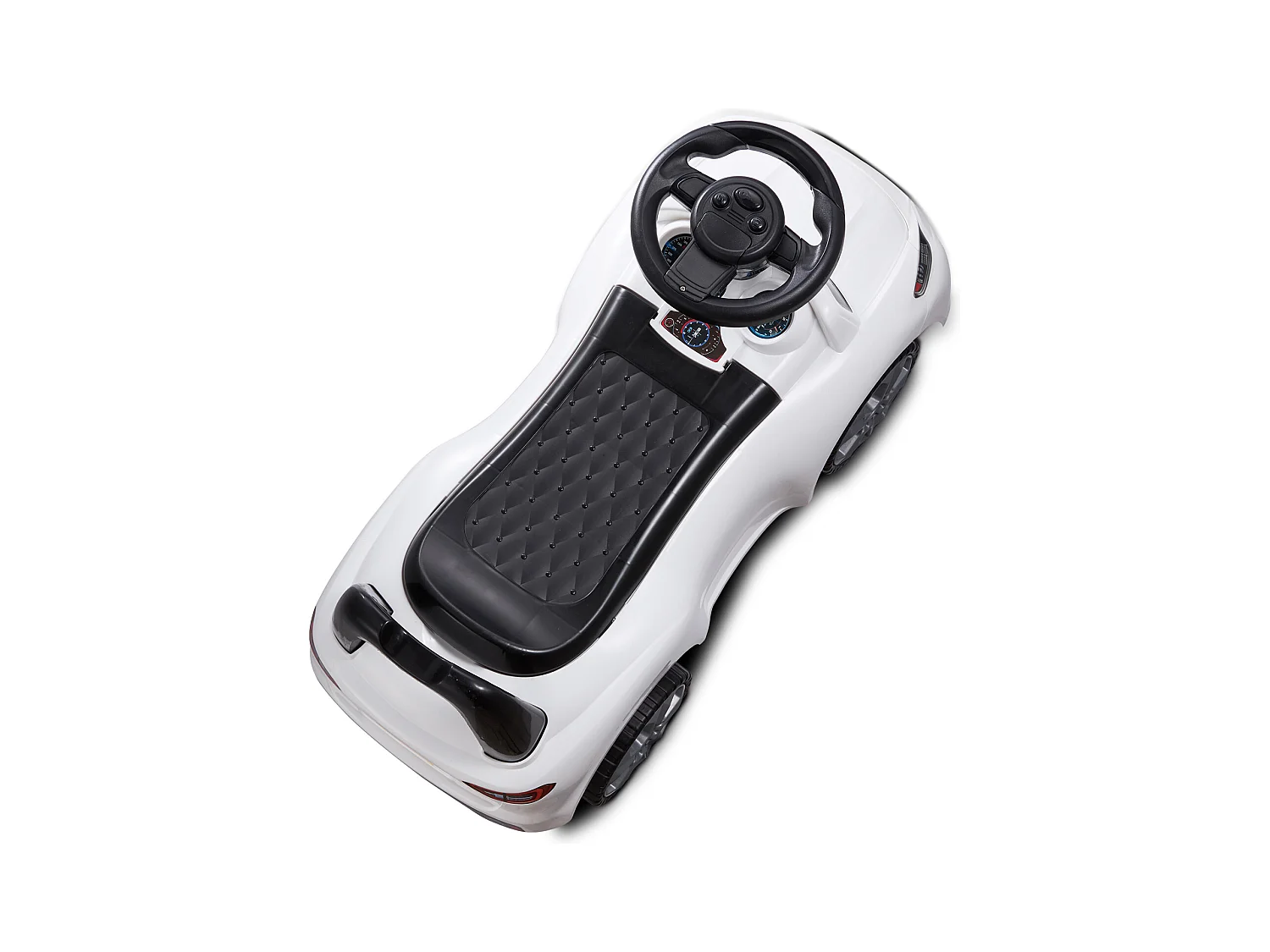 Voiture de Promenade, SucceBuy Voiture à Enfourcher pour Tout-Petits 1-3 Ans, Blanc