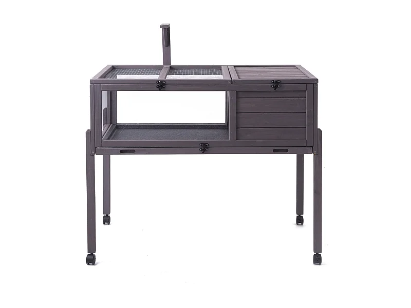 Répteis de Vivário, SucceBuy Casa de Tartarugas de Madeira, Habitat de Cobra Rolante, Interior e Exterior