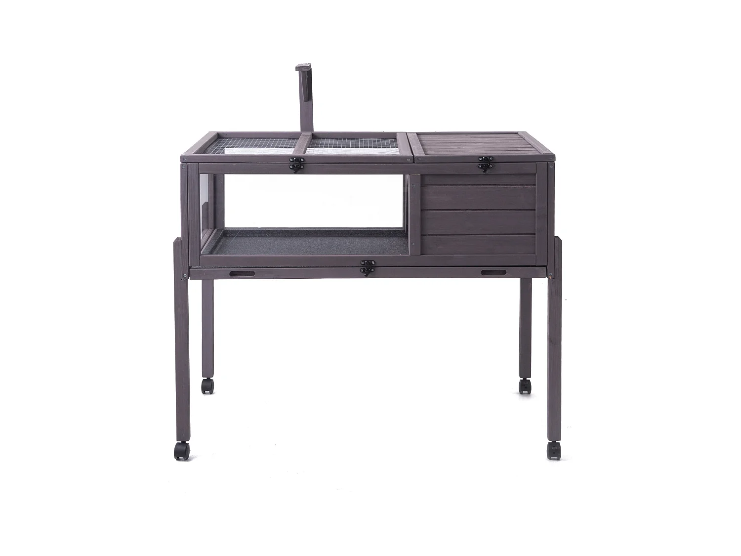 Répteis de Vivário, SucceBuy Casa de Tartarugas de Madeira, Habitat de Cobra Rolante, Interior e Exterior