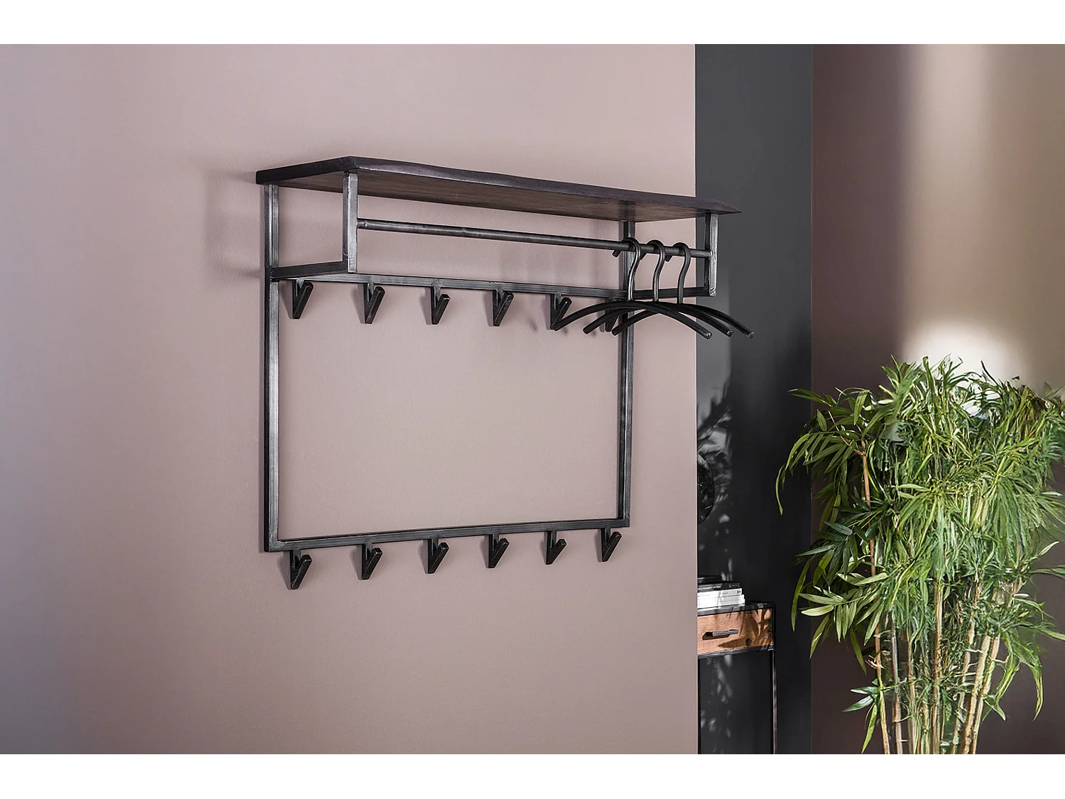 Vestiaire - Noir métal - ADORA