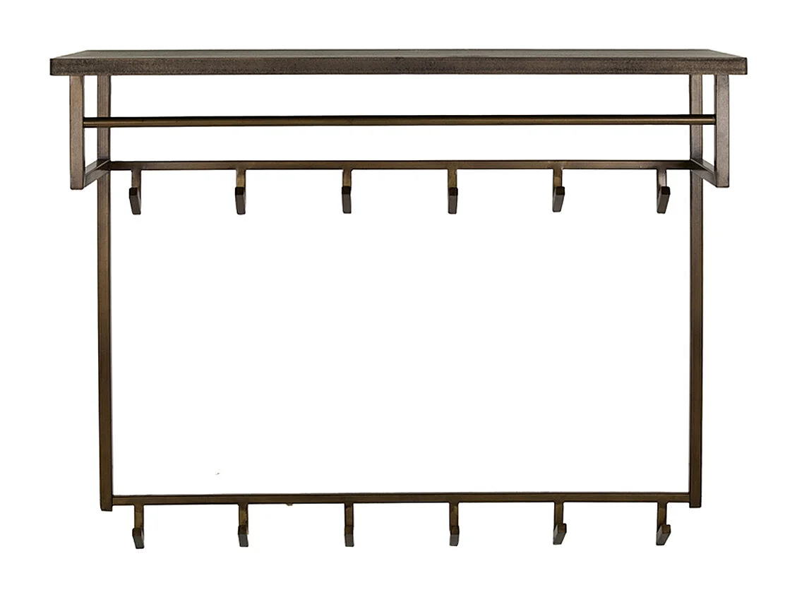Appendiabiti da parete - bronzo metallo - AUREA