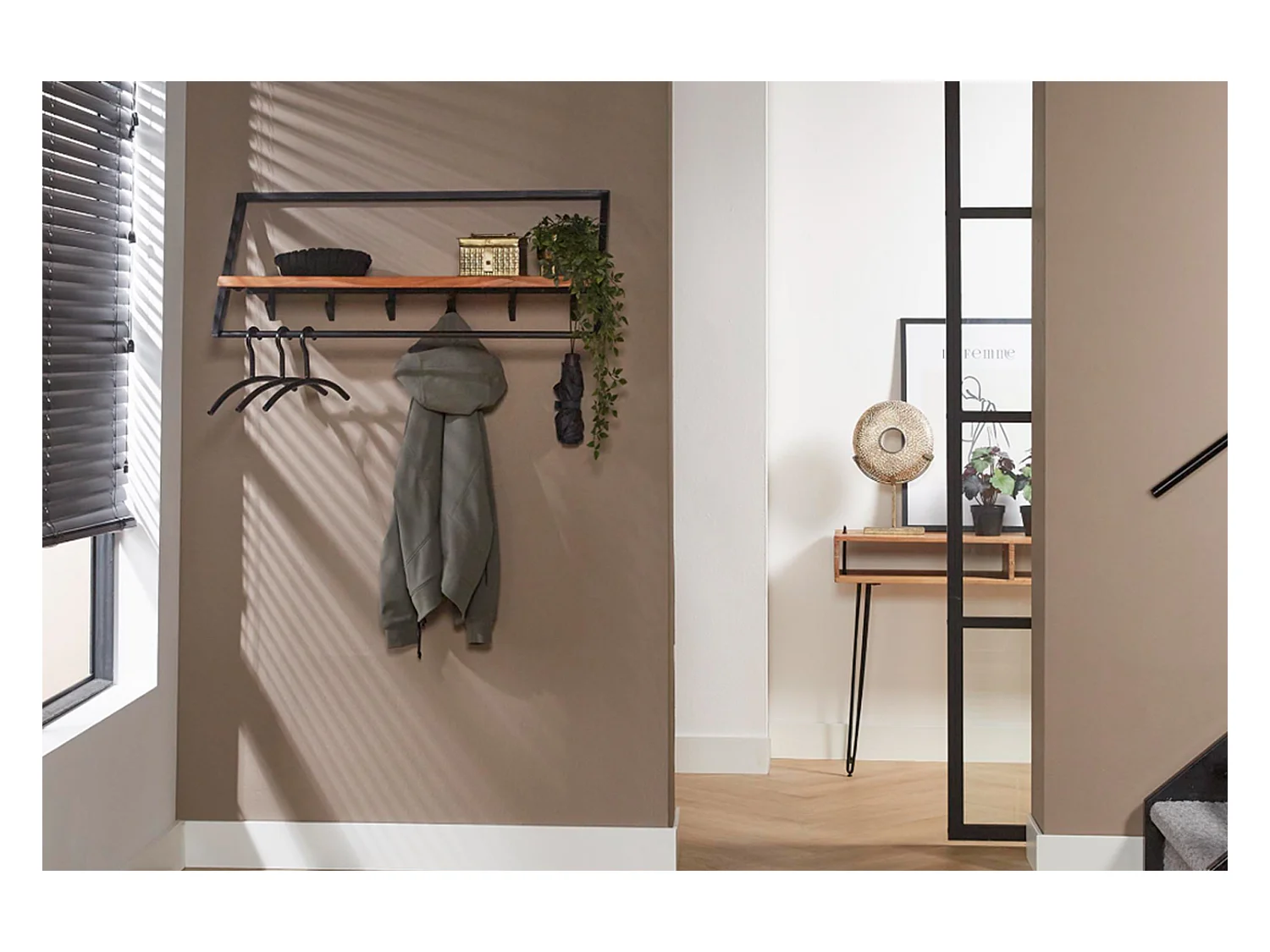 Vestiaire - Noir métal - ALEGRA