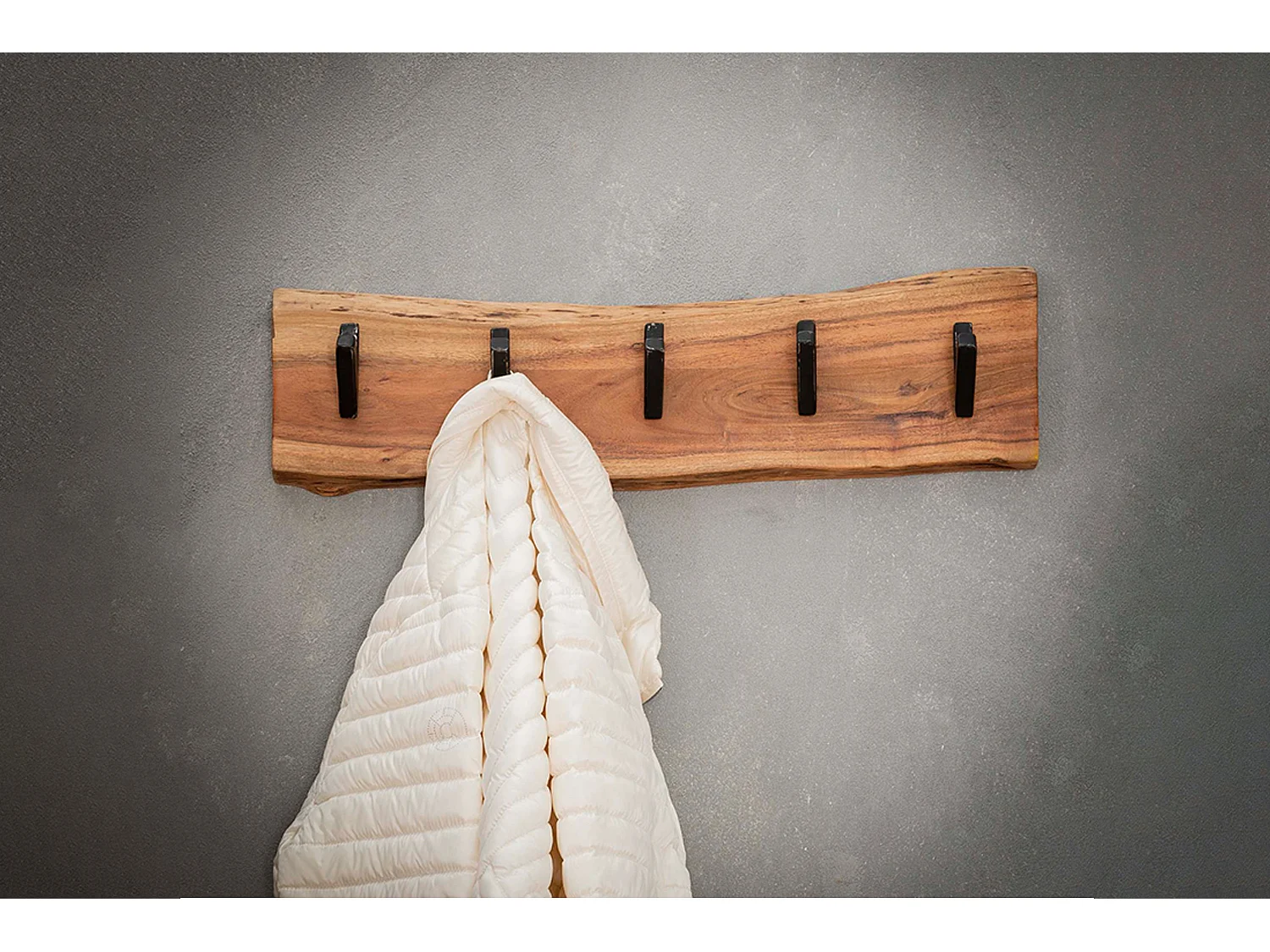 Garderobe - Braun Metall - NEREA