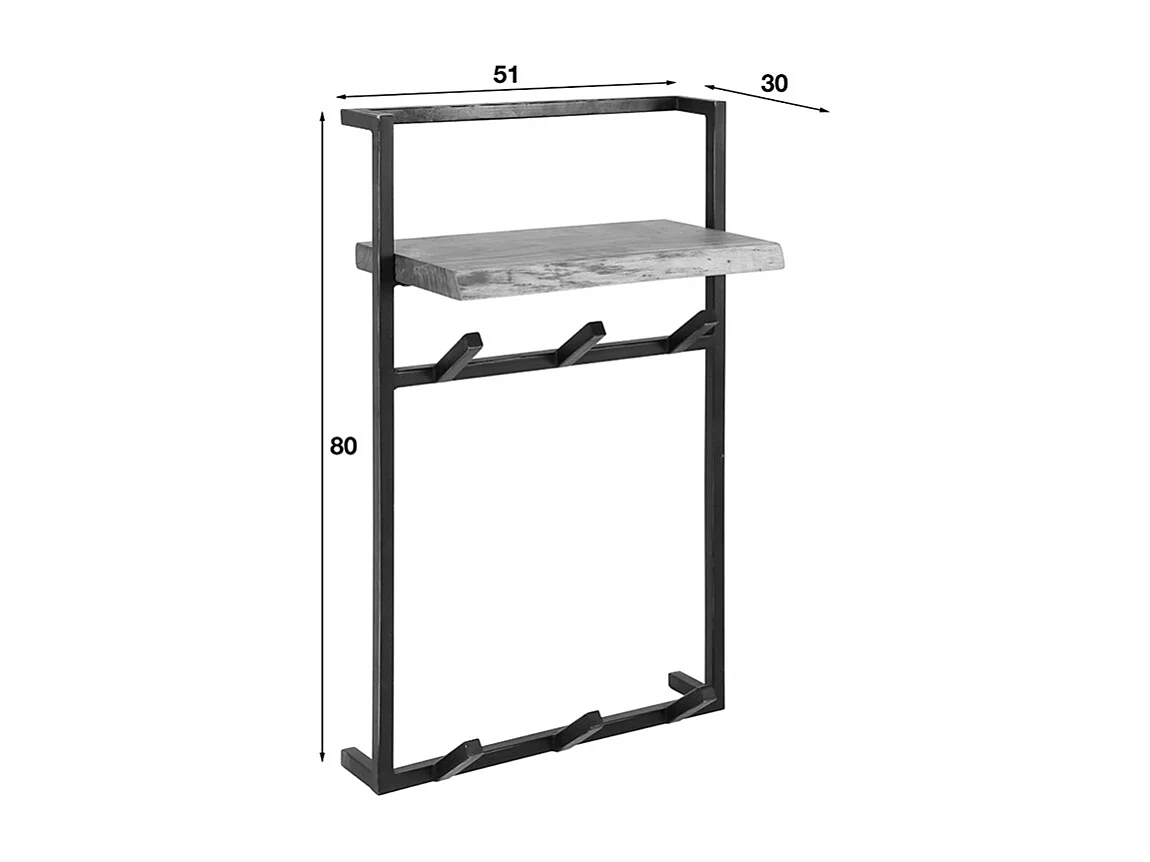 Vestiaire - Noir métal - RAICA