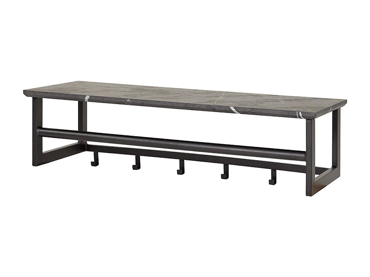 Appendiabiti da parete - Grigio plastica - SESTA