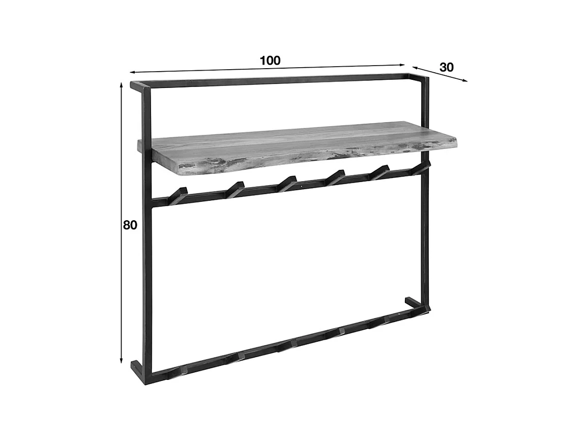 Vestiaire - Noir métal - RAICA