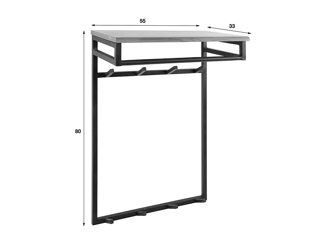 Armadio - Nero metallo - ELIARA