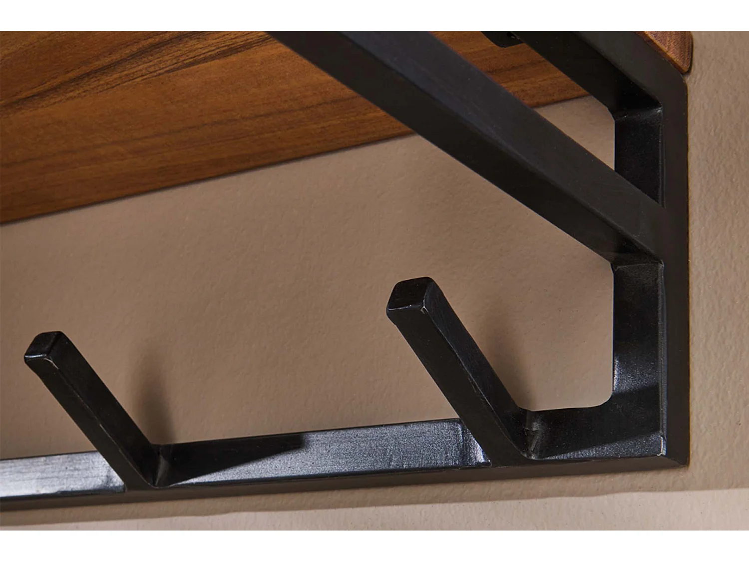 Garderobe - Schwarz Metall - ELIARA