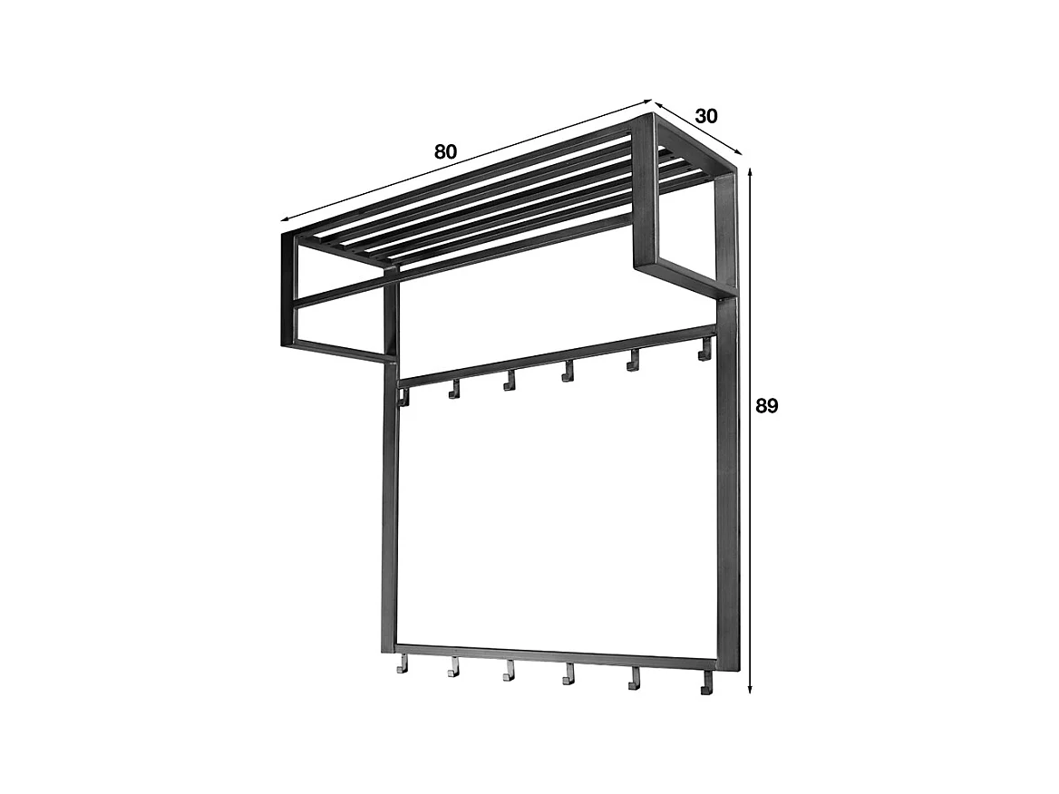 Vestiaire - Gris métal - LEONOR