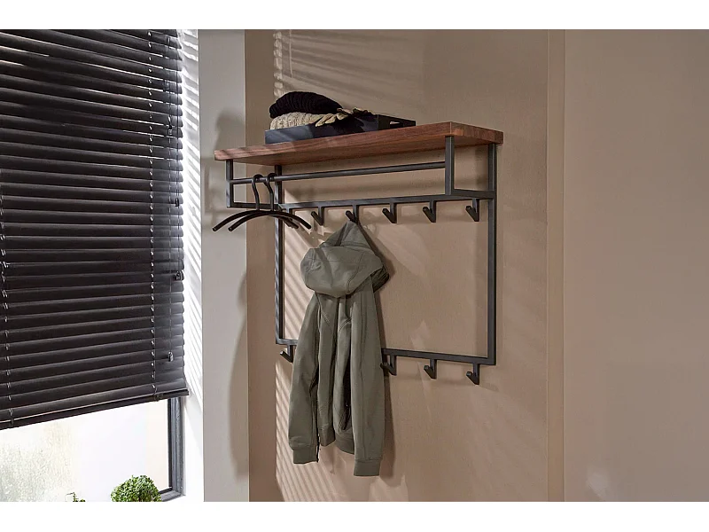 Portemanteau - Gris métal - ADELIA