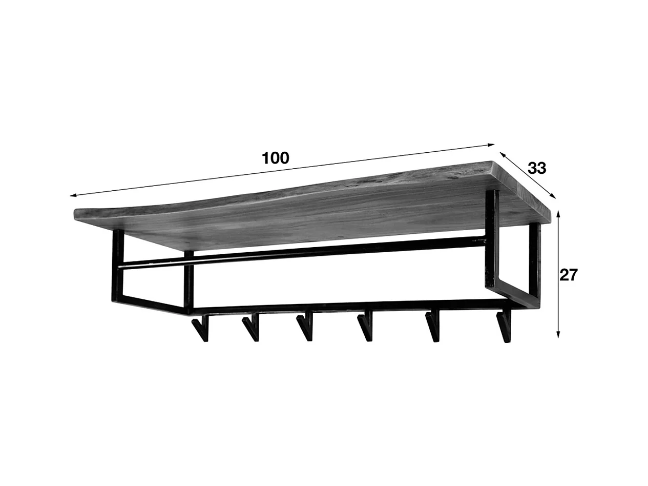 Vestiaire - Noir métal - NEREA