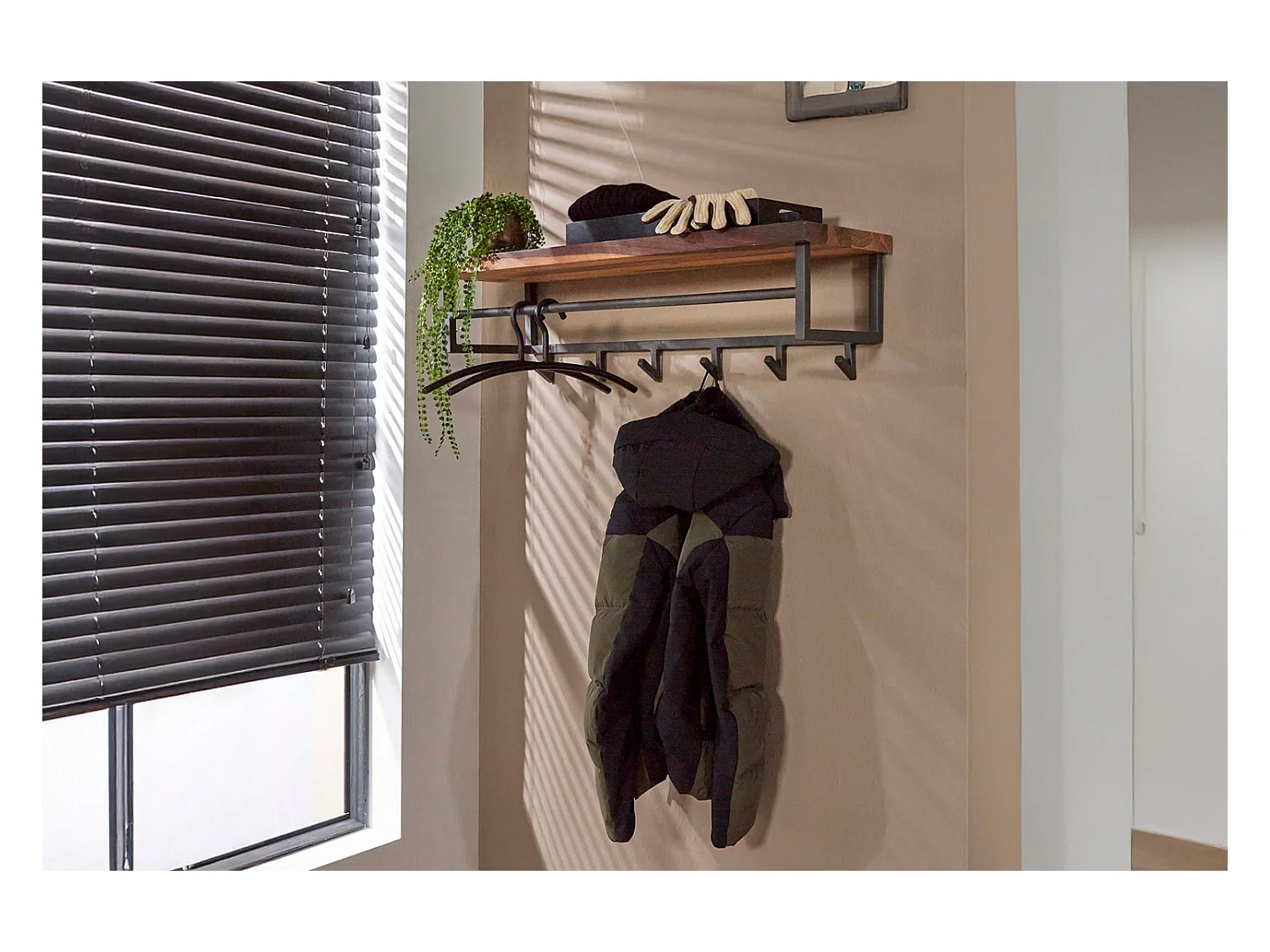 Portemanteau - Gris métal - ADELIA