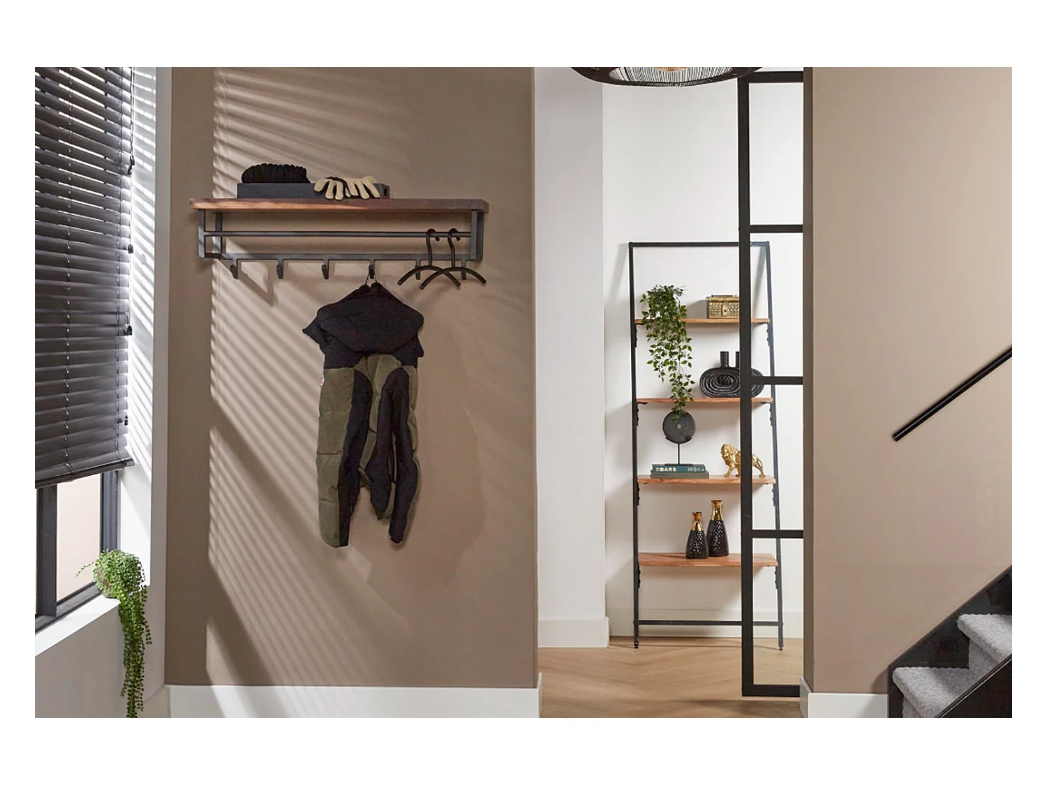 Portemanteau - Gris métal - ADELIA