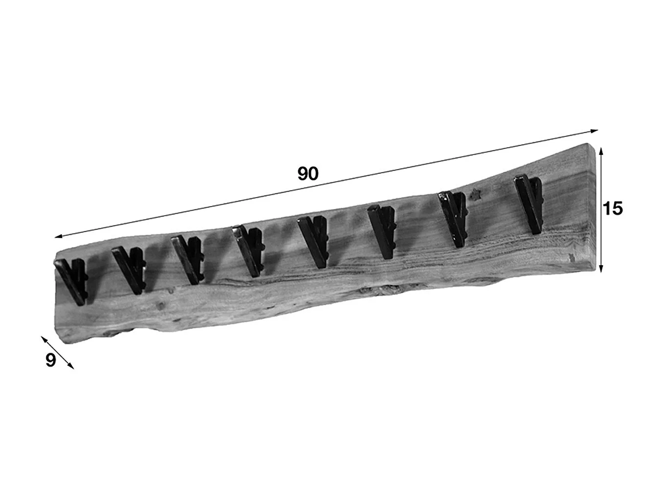 Armadio - marrone metallo - NEREA