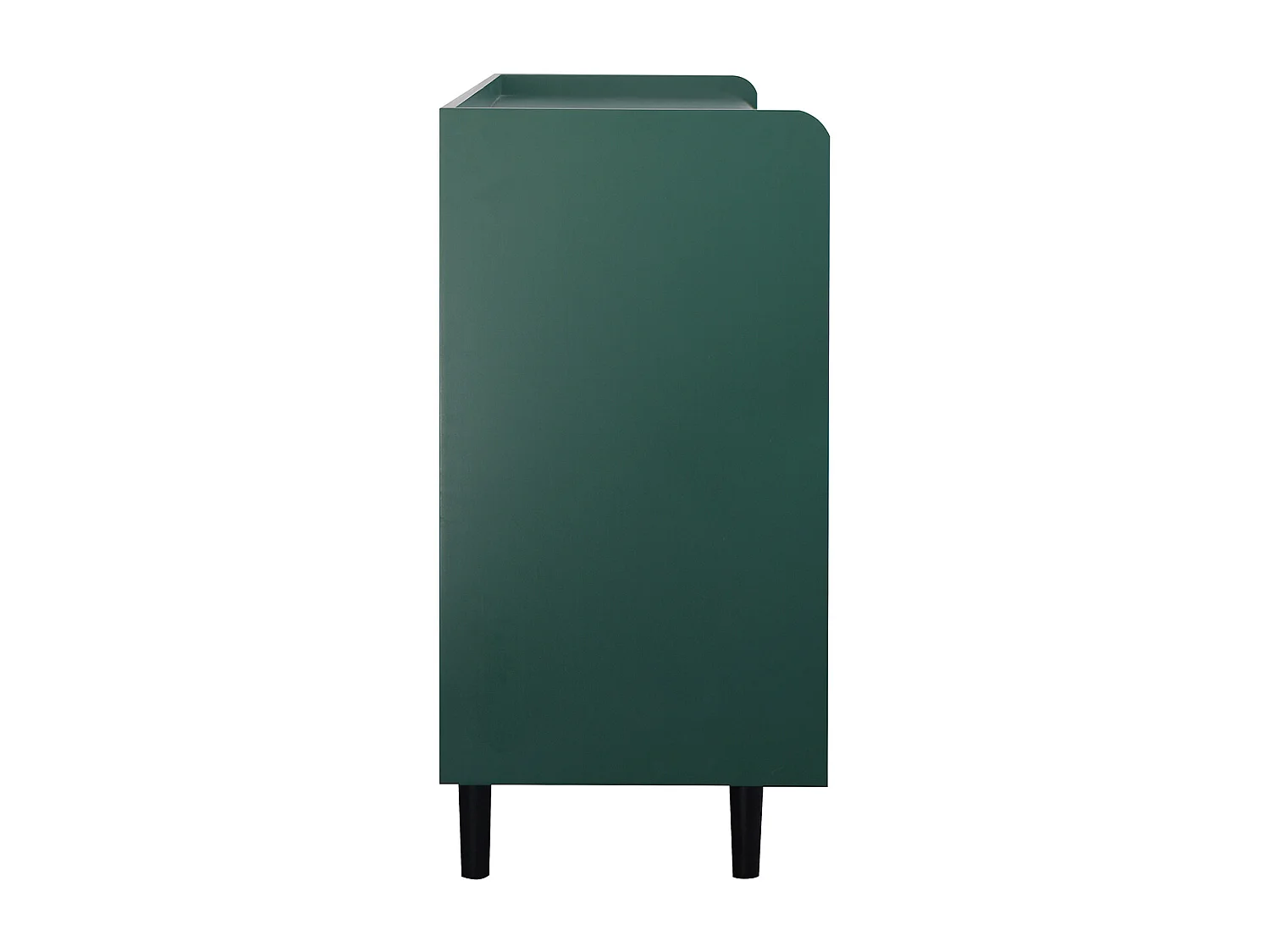 Credenza verde 150cm - Credenza con 2 cassetti e 3 ante - 2 vani portaoggetti aperti - per cucina e soggiorno