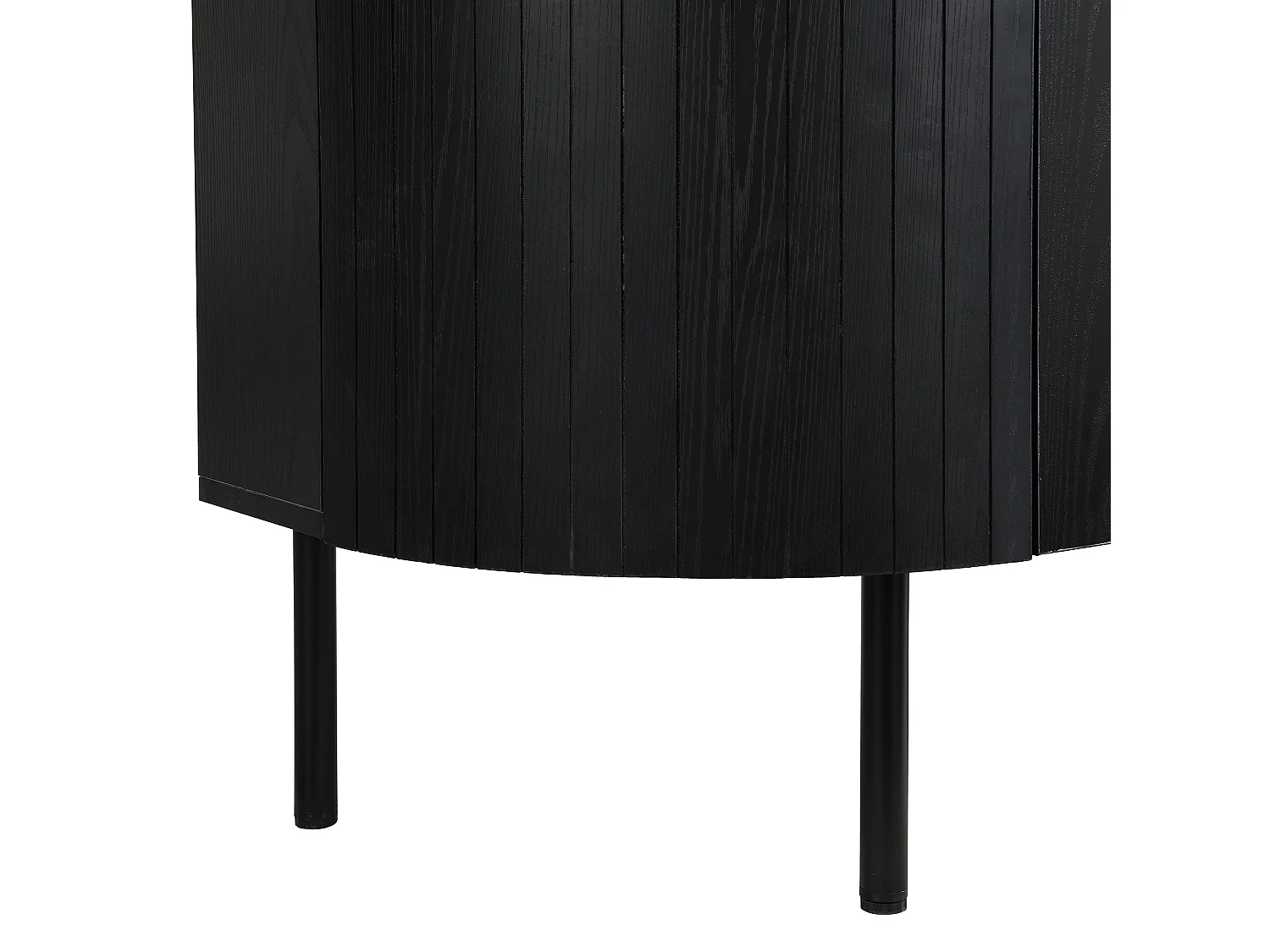 Credenza Moderna 4 Ante Con Stile Arco – Bianco, Per Sala Da Pranzo E Soggiorno – Lexiou