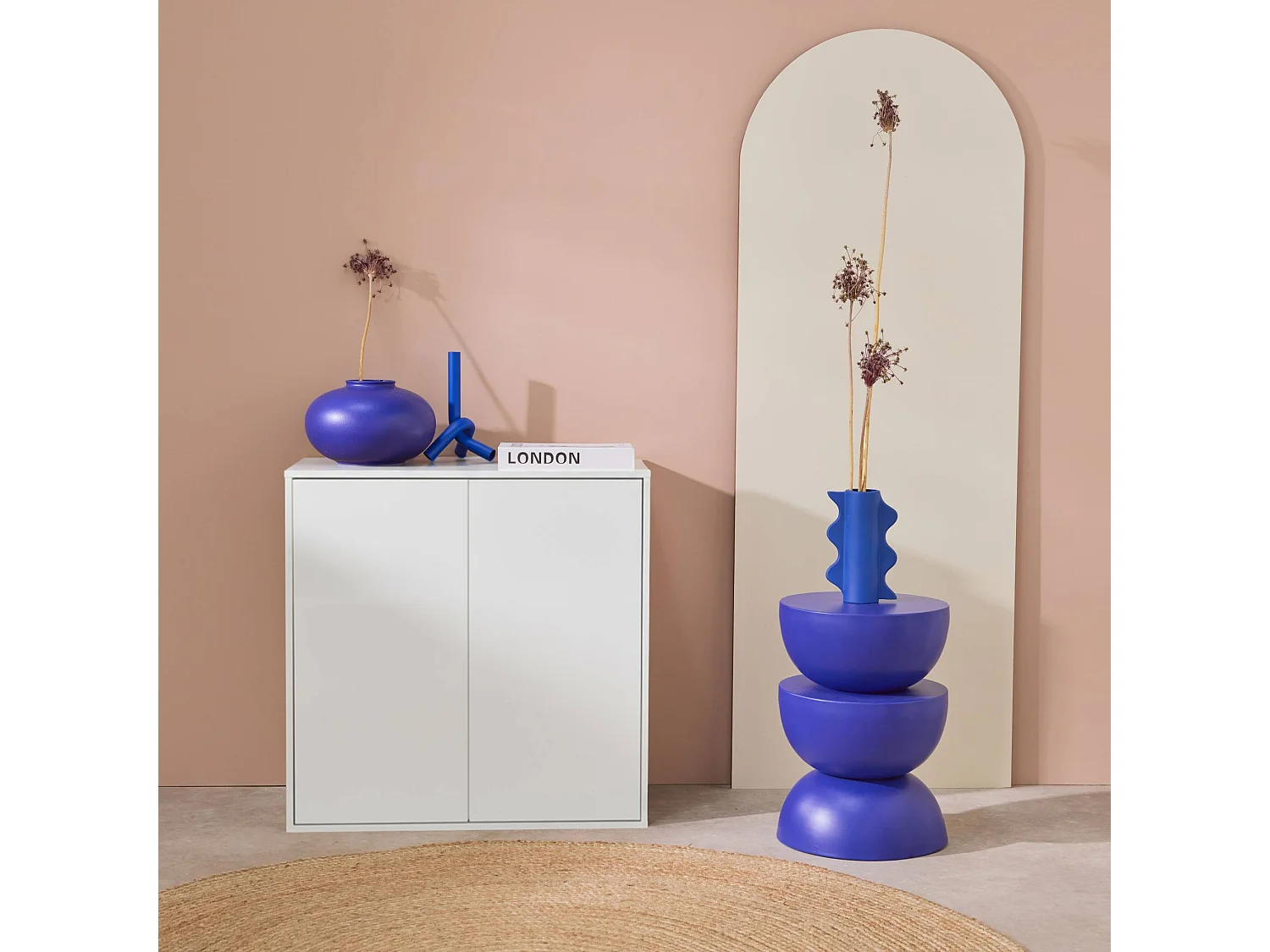 Modulo di stoccaggio con 2 ante, 70cm, bianco