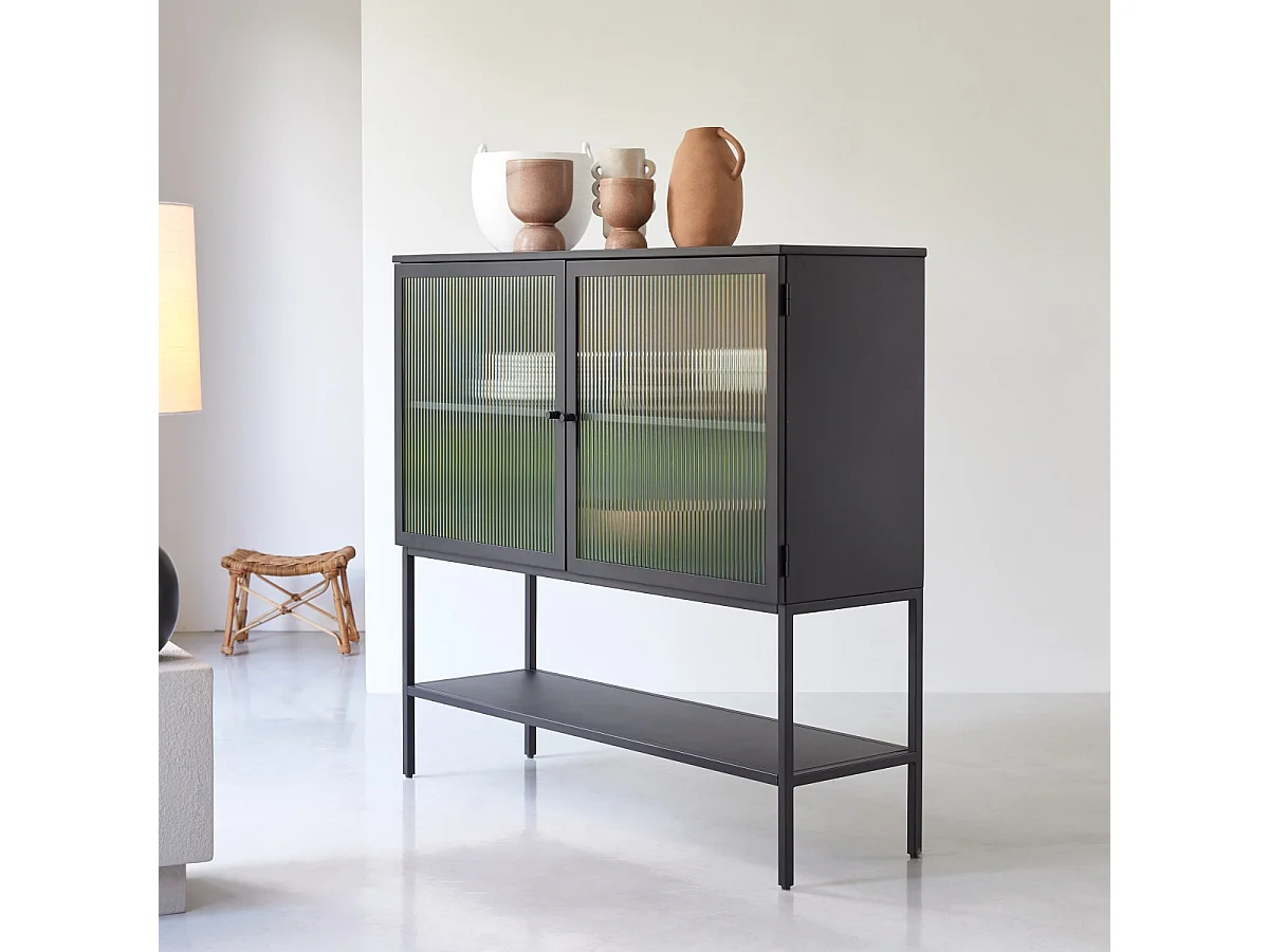 Antonin - Credenza in metallo verniciato da 120 cm