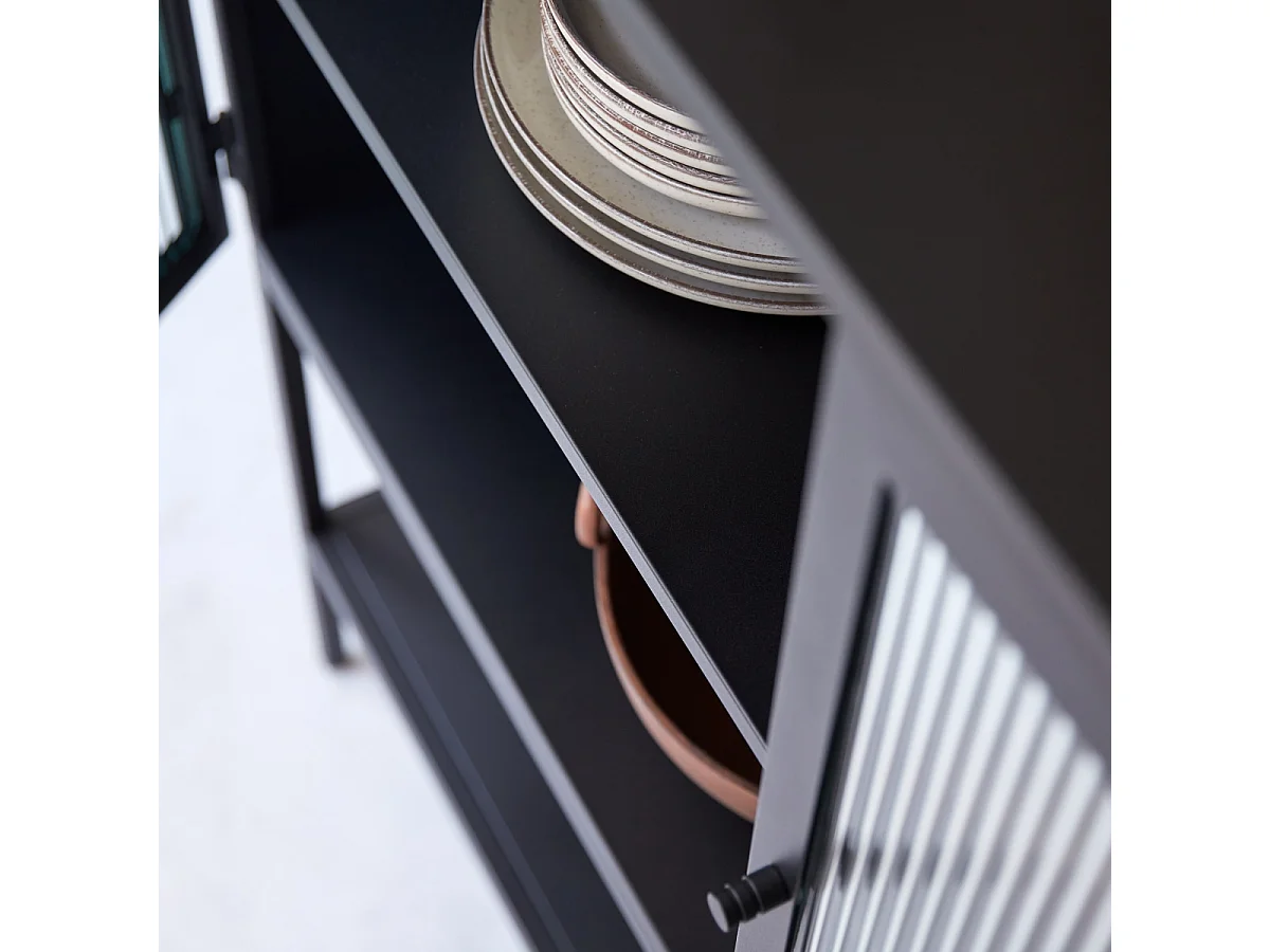 Antonin - Credenza in metallo verniciato da 120 cm