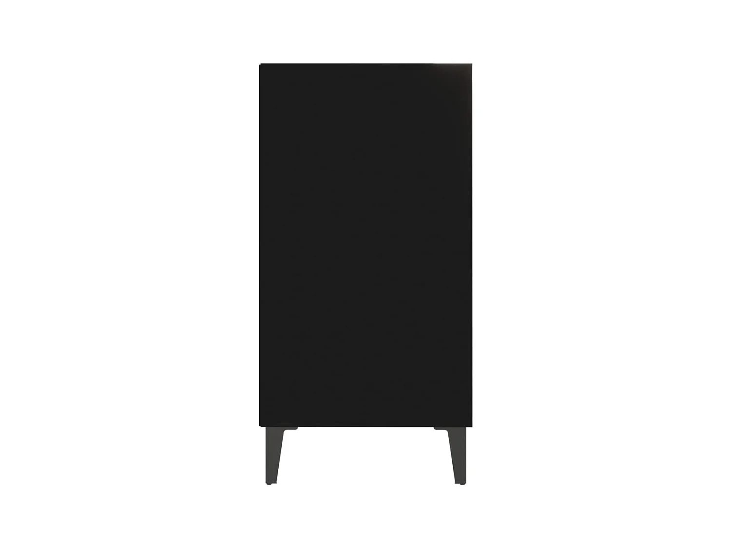 Buffet noir 57x35x70 cm bois d’ingénierie