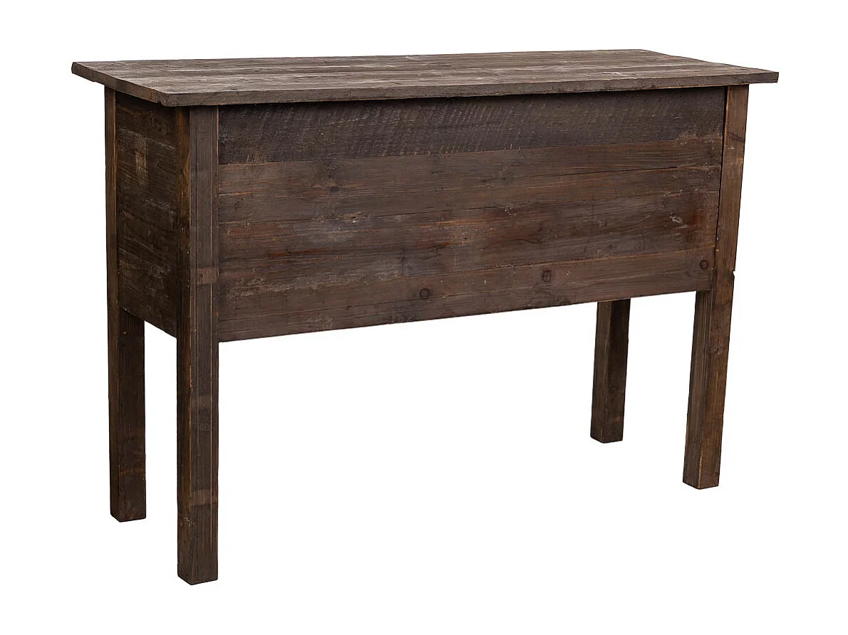 Aparador em madeira com 5 gavetas e 6 portas 120x43x80h cm