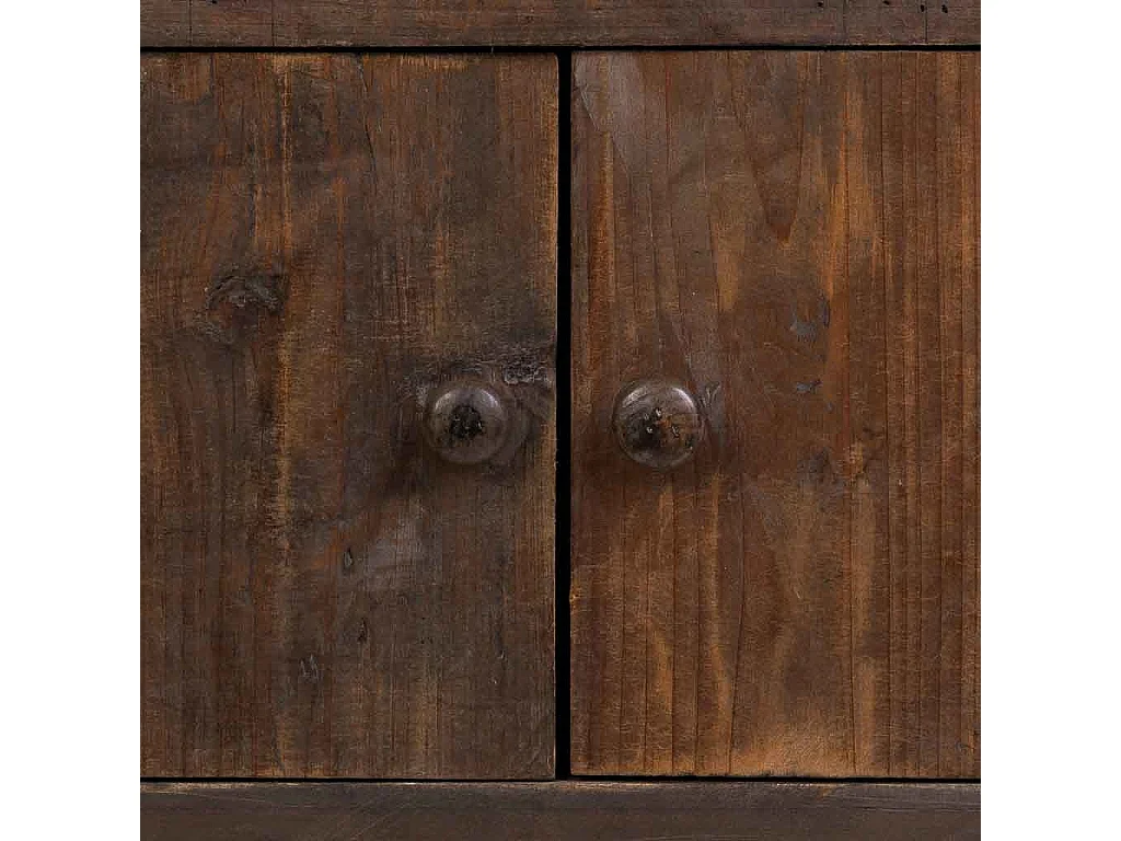 Aparador em madeira com 5 gavetas e 6 portas 120x43x80h cm