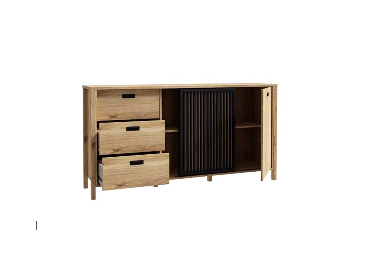 Sideboard Jitiana/Braun&Schwarz