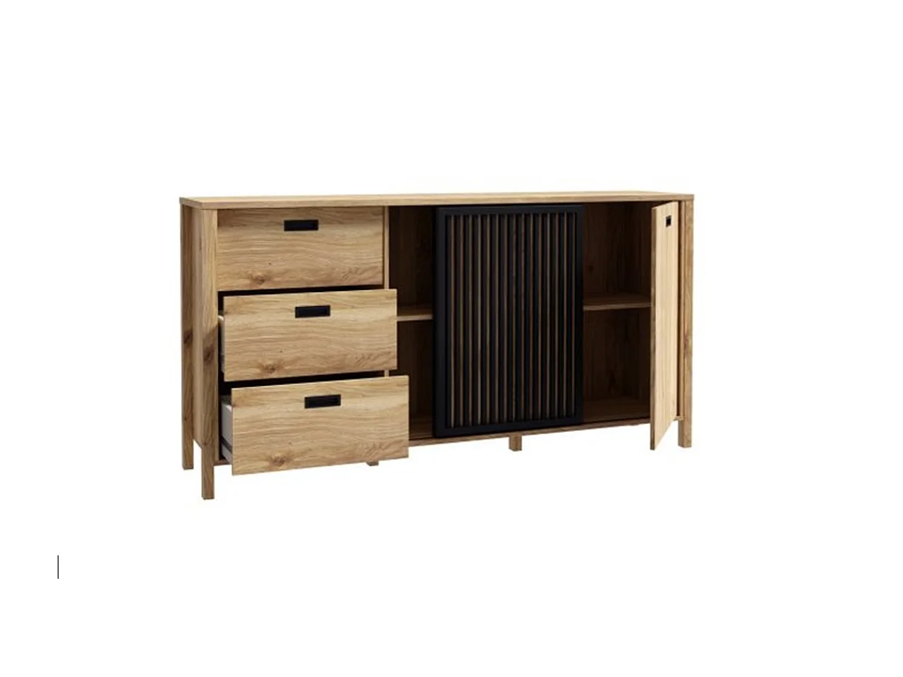 Sideboard Jitiana/Braun&Schwarz