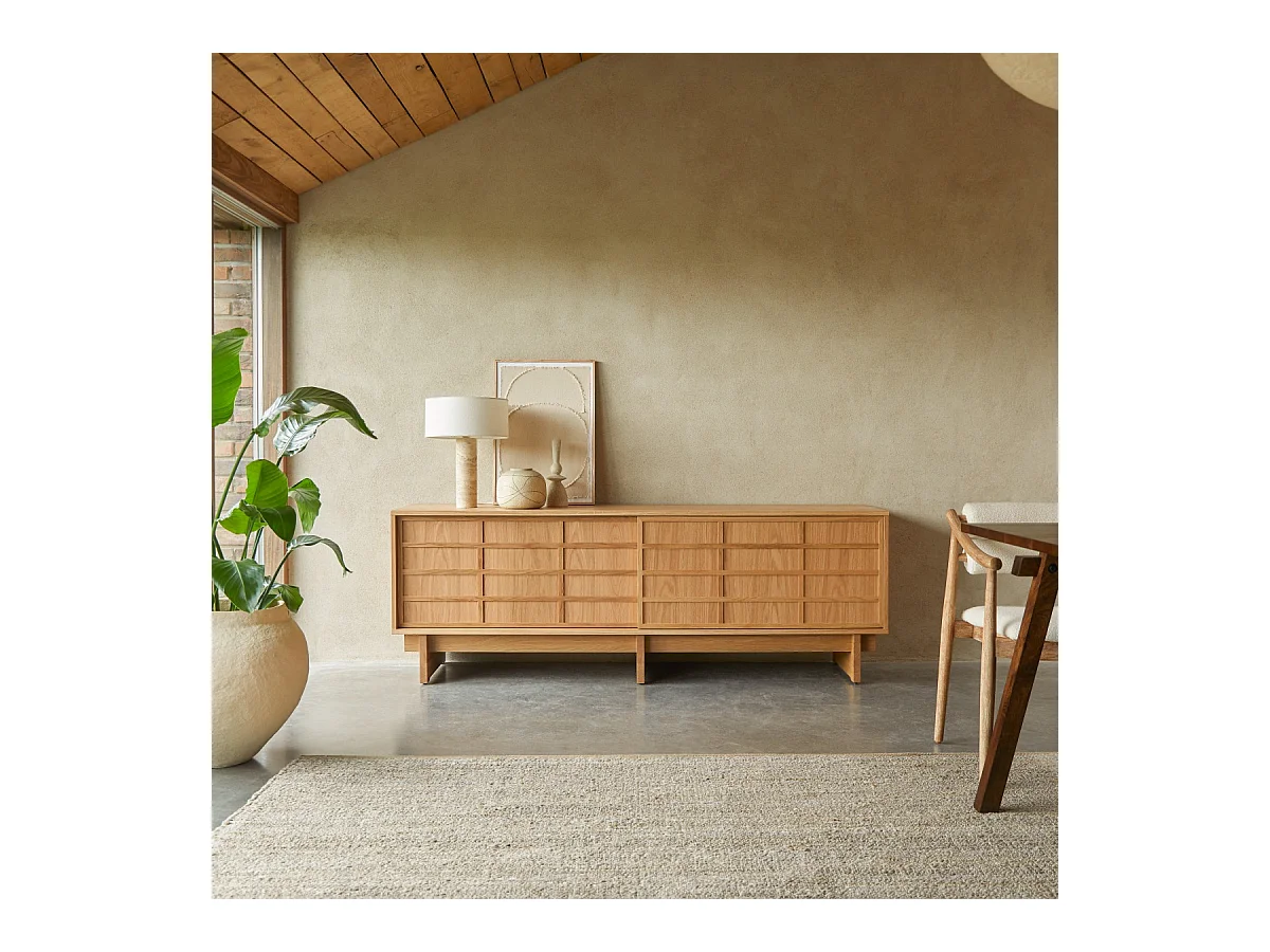 Buffet en bois de chêne 200 Miu