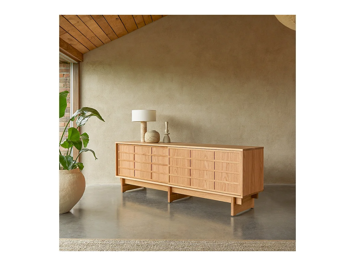 Buffet en bois de chêne 200 Miu