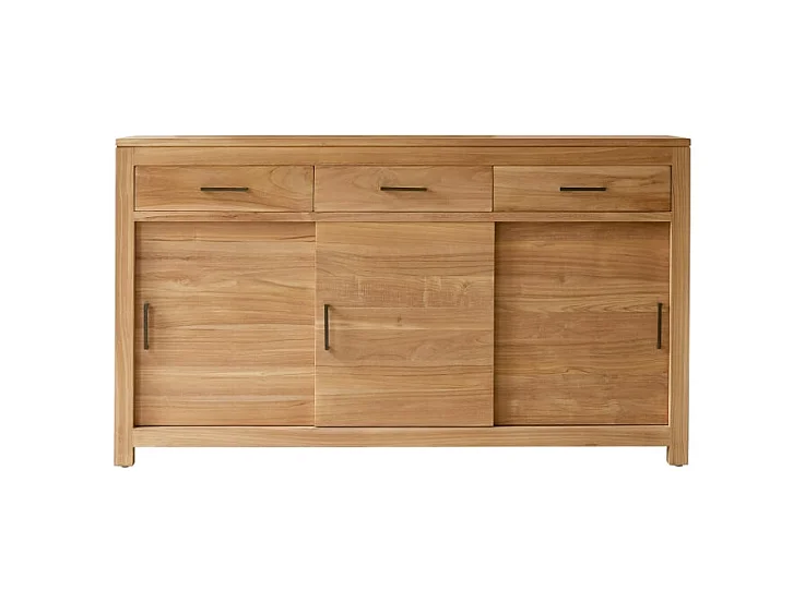 Buffet aus Teak 150 cm Sideboard Lowboard Highboard Massivholz