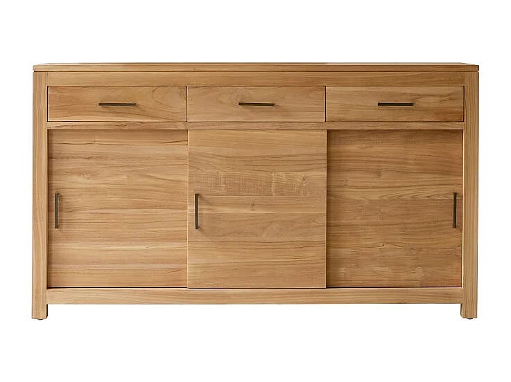 Buffet aus Teak 150 cm Sideboard Lowboard Highboard Massivholz