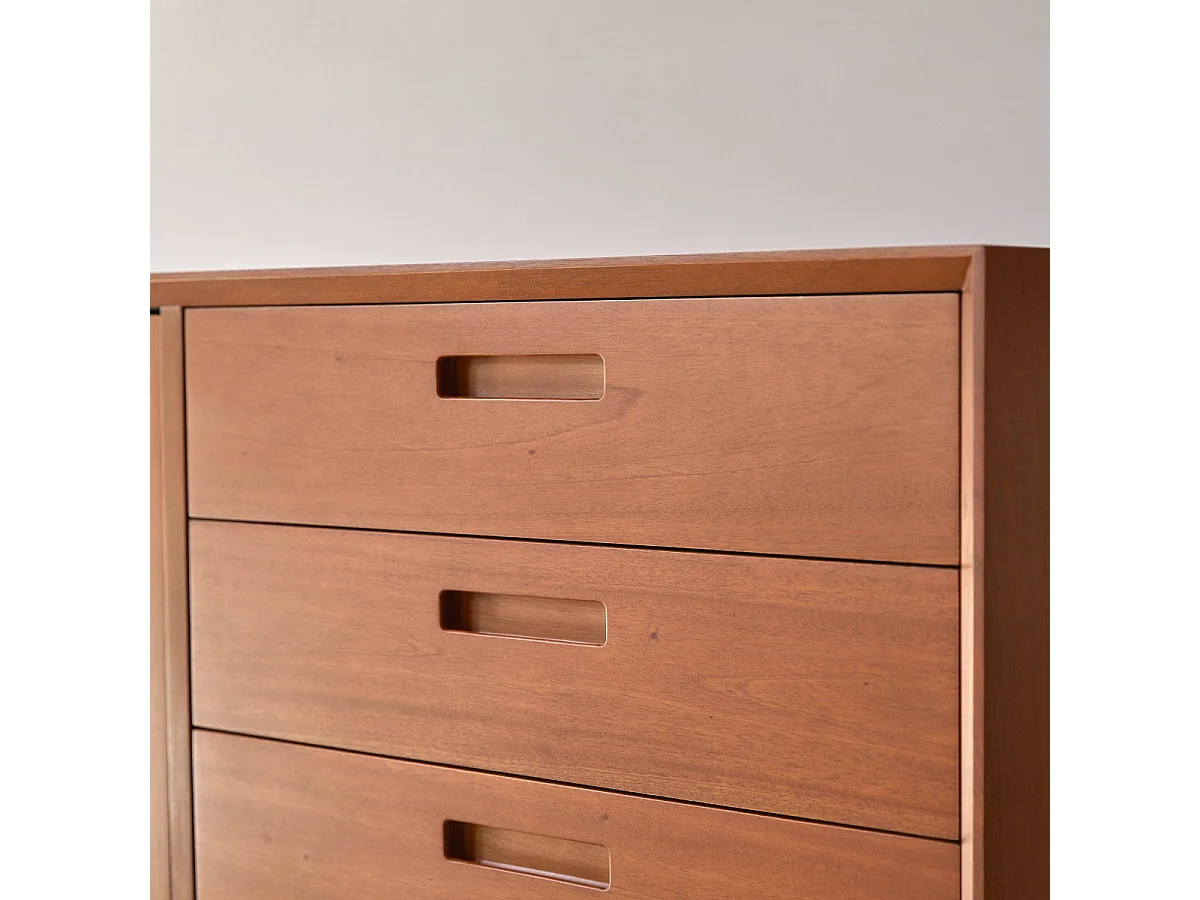 Buffet en bois d'acajou massif 200 Magda 50's