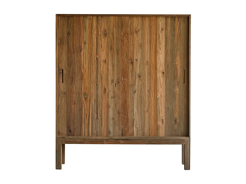 Credenza in legno di teak massello riciclato Elias 130 cm