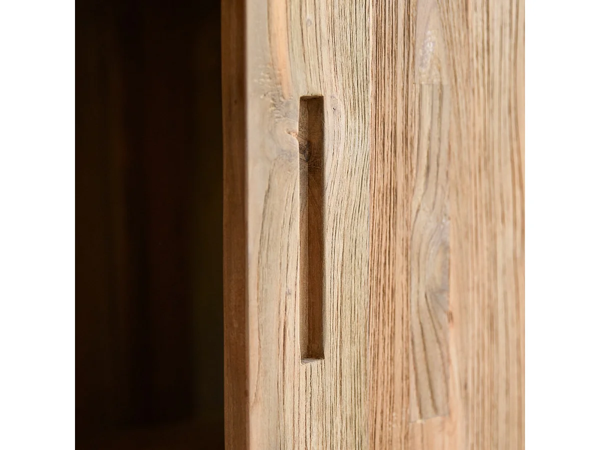 Credenza in legno di teak massello riciclato Elias 130 cm