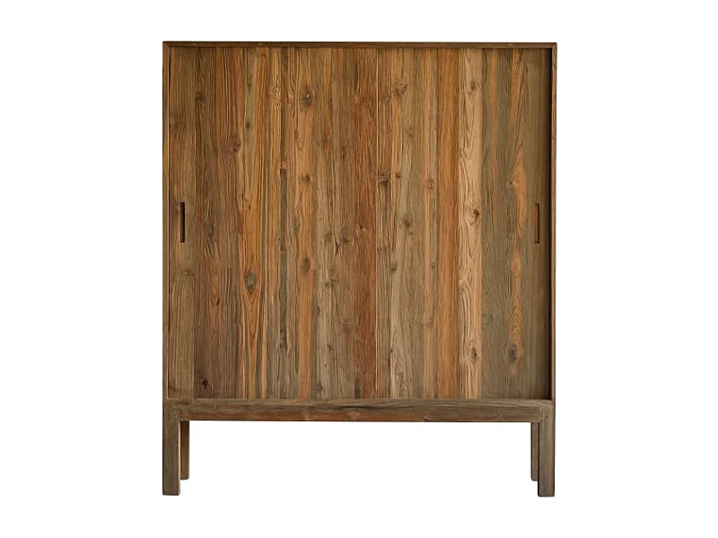 Credenza in legno di teak massello riciclato Elias 130 cm