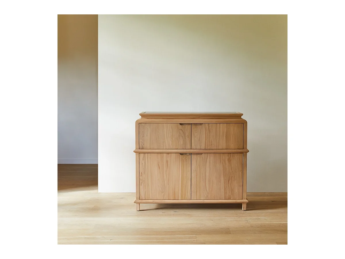Buffet Achille aus massivem Teakholz 120