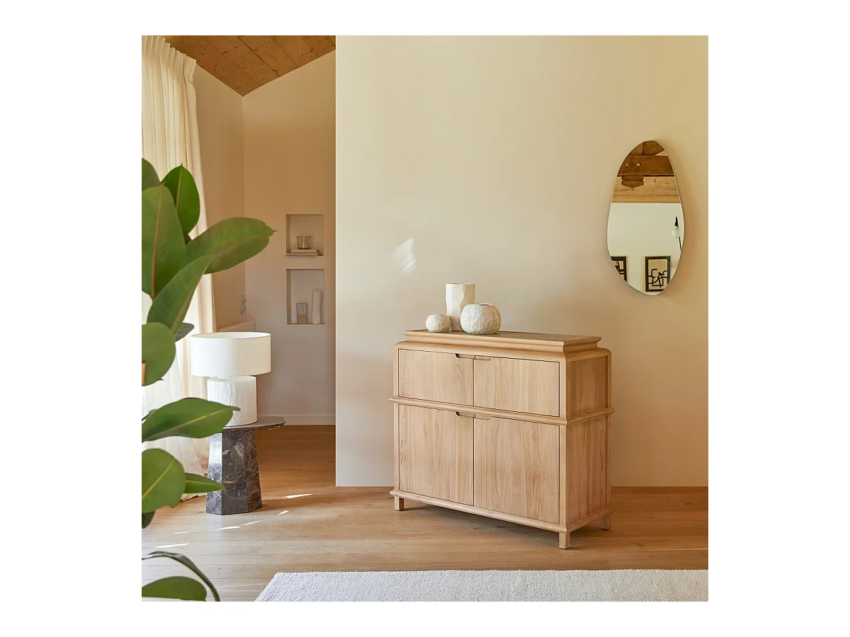 Buffet Achille aus massivem Teakholz 120