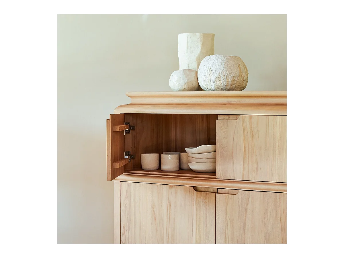 Buffet Achille aus massivem Teakholz 120