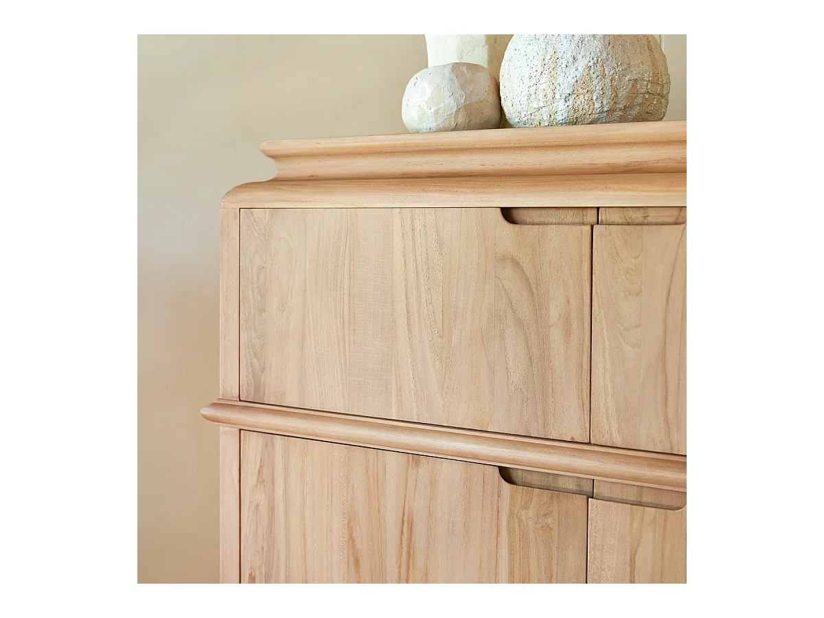 Buffet Achille aus massivem Teakholz 120