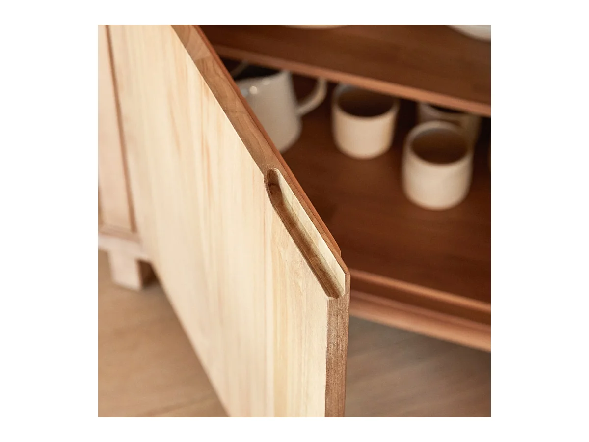 Buffet Achille aus massivem Teakholz 120